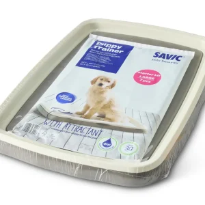 Preiswert Sparpaket 2 x Savic Puppy Trainer Starter Kit Hunde Hygienematte L
